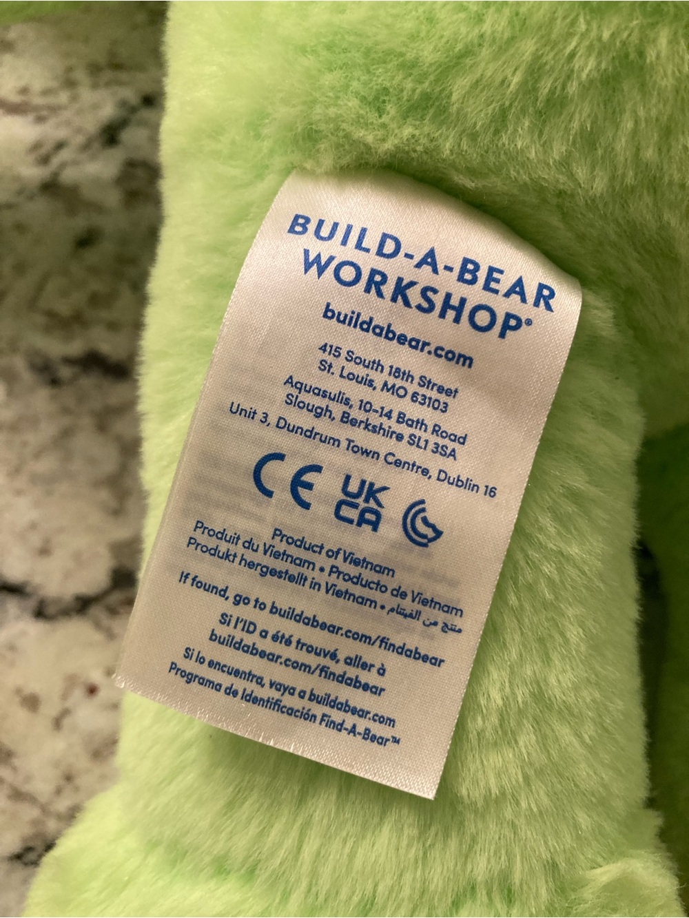 Build A Bear Zombie Axoloti Halloween Plush - Picture 12 of 13